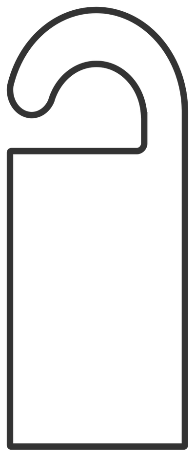 Car Hanger Style C (80mm × 195mm)