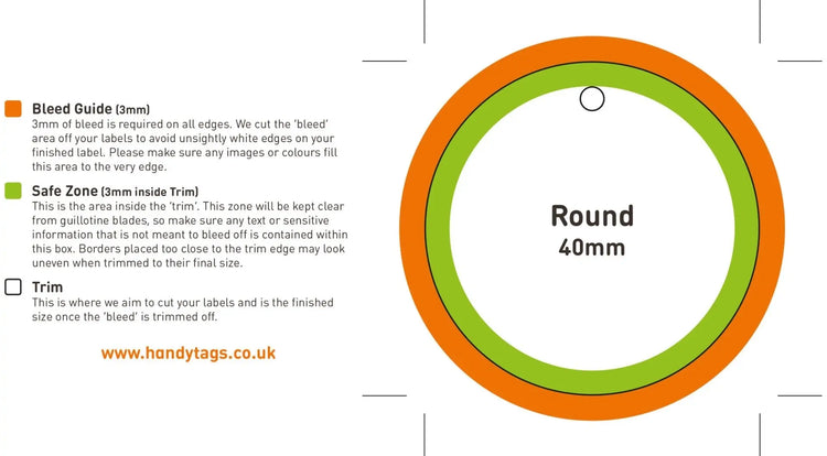 Basic Circular Window Tag Circular Swing Tag Templates