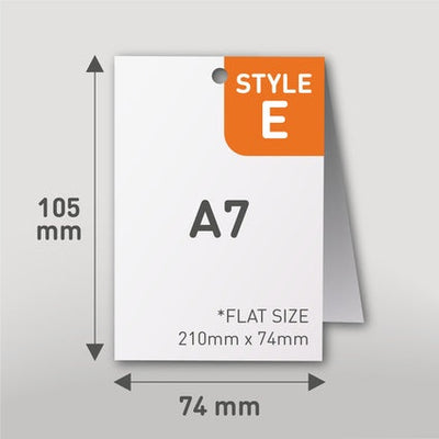 Rectangle Style E - A7 (105mm × 74mm)