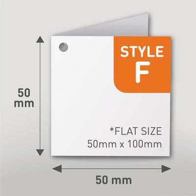 Square Style F (50mm × 50mm)