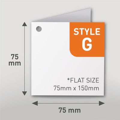 Square Style G (75mm × 75mm)