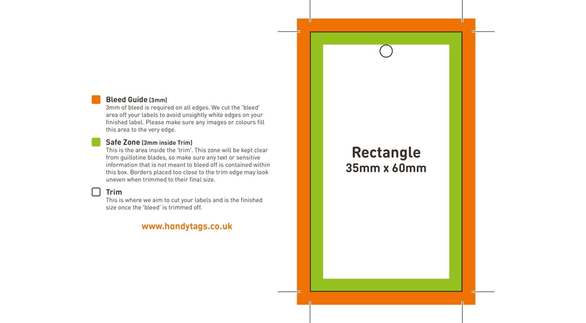 Rectangle Tag Design Sample Start Your Swing Tag Design with Our Rectangle Tag Templates